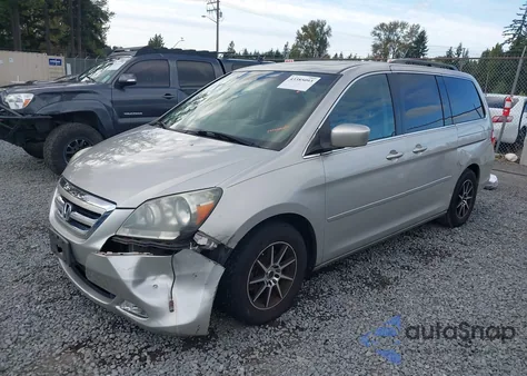 2005 Honda Odyssey Touring from USA, damaged, VIN 5FNRL38865B012348